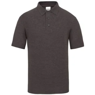 Short Sleeve Polo Shirt Charcoal 2XL