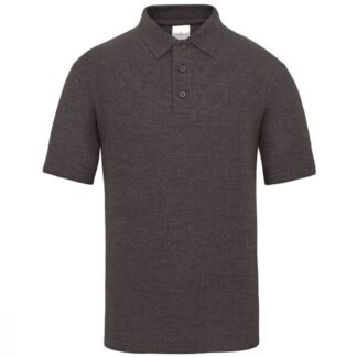Short Sleeve Polo Shirt Charcoal 2XL