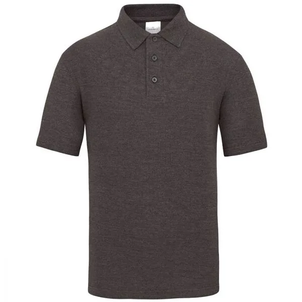 Short Sleeve Polo Shirt Charcoal MEDIUM