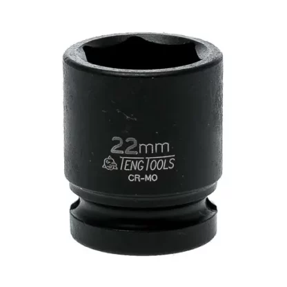 Teng 22mm, 1/2" Drive Hex / 6 Point Impact Socket