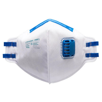 Portwest P251 FFP2 Valved Fold Flat Mask - 20 Pack