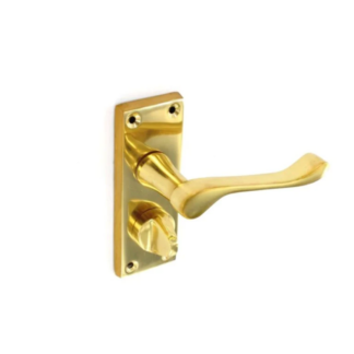 Securit Victorian Scroll Privacy Door Handles