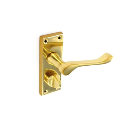Securit Victorian Scroll Privacy Door Handles