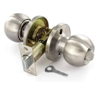 Privacy Door Knob Set 60/70mm Satin Stainless Steel