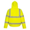 HI Vis Safety Yellow Bomber Jacket - X Large - Image 2