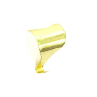 Securit S6219 50mm Moulding Brass Hooks | 2-Pack