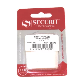Securit S6370 1" x 0.5" Double-Sided Sticky Pads | 40-Pack