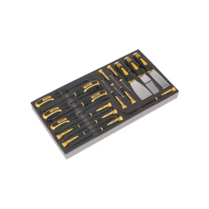 Sealey Tool Tray with Hook & Scraper Set 18pc