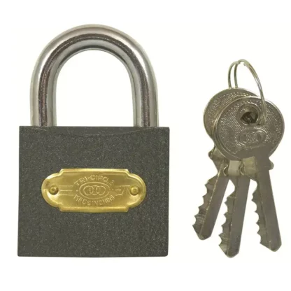 Tri Circle Iron Padlock - 32mm