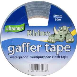 Rhino Gaffer/Cloth Tape Silver 50mmx50m