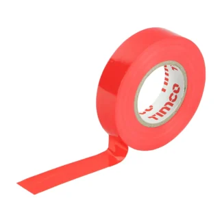 Red 18mm x 25m TIMCO PVC Electrical Insulation Tape