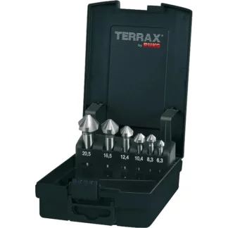 Terrax by Ruko Cone and deburring Countersink Set