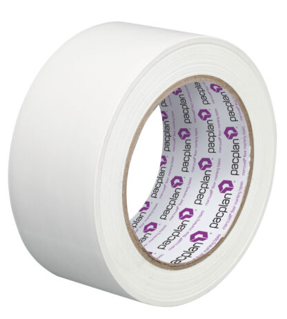 White 33m Self-Adhesive Hazard Tape
