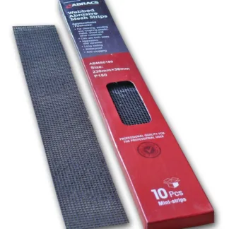 Abracs Webbed Abrasive Mesh Strips. Pack of 10.