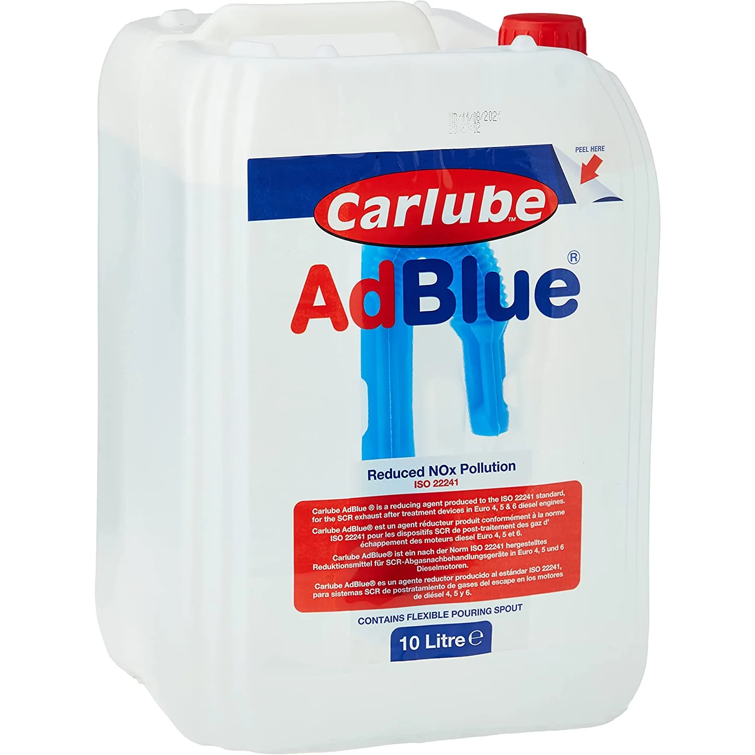 AdBlue 10 Litre Canister with Pouring Spout