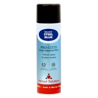 Pro-Cote - RAL5010 Steel Blue, Tough Industrial Spray Paint - 500ml