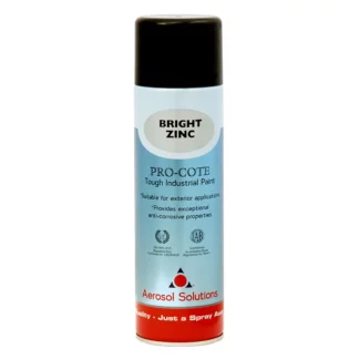 Pro-Cote - Bright Zinc, Tough Industrial Spray Paint - 500ml
