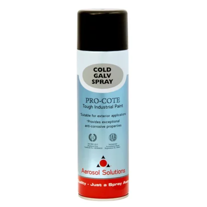 Pro-Cote - Cold Galvanising, Tough Industrial Spray Paint - 500ml