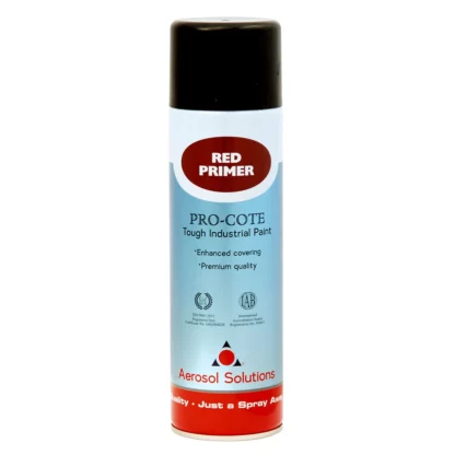 Pro-Cote - Red Oxide Primer, Tough Industrial Spray Paint - 500ml