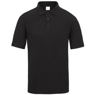 Short Sleeve Polo Shirt Black 2XL