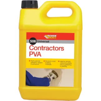 Everbuild Contractors PVA 506 Glue - 5 Litres