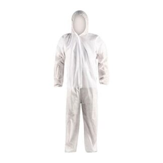 Beeswift Disposable White Coverall Large