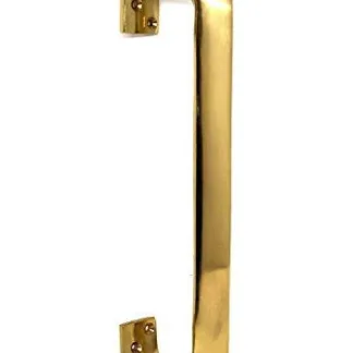 Securit Pull Handle Oval Grip Brass