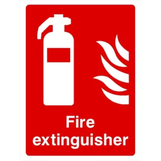 Spectrum Industrial Fire Extinguisher - Self-Adhesive Fire Safety Sign