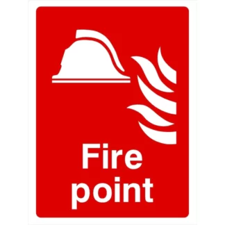 Spectrum Industrial Fire Point - Self-Adhesive Fire Safety Sign