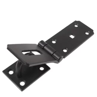 Securit S1437 Heavy Duty Hasp & Staple Black 185mm