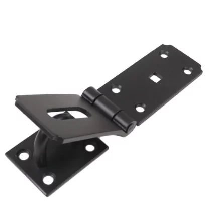 Securit S1437 Heavy Duty Hasp & Staple Black 185mm