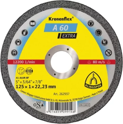 Klingspor Cutting Disc - 115mm - 4 1/2" - A60 Extra