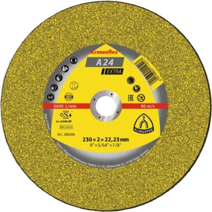 Klinspor Cutting Disc - A24 Extra - 230mmx3mm - Metal