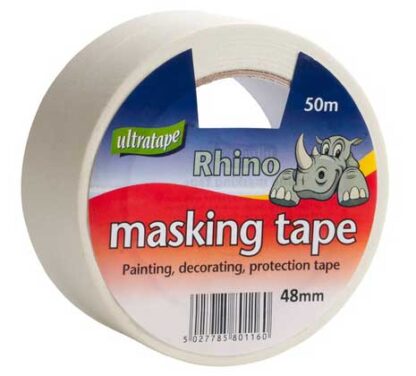 48mm x 50m Rhino Ultratape Masking Tape