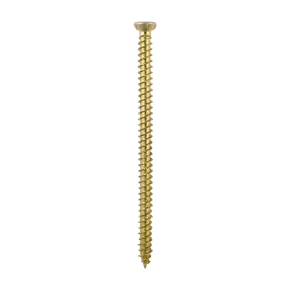 Concrete Screws 7.5mm x 120mm Zinc + Yellow TIMCO 100 Pack