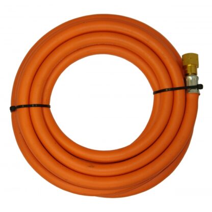 Parweld 764105 5m x 3/8" Orange Fitted Propane Hose