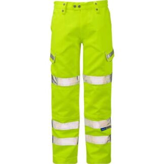 Hi Vis Yellow Combat Trousers 38"R