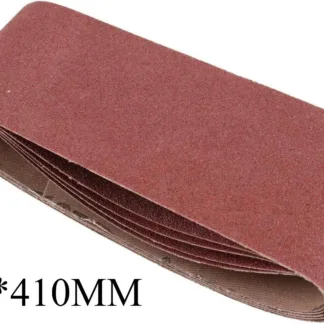Silverline 65mm x 410mm Sanding Belts 120 Grit Pack of 5