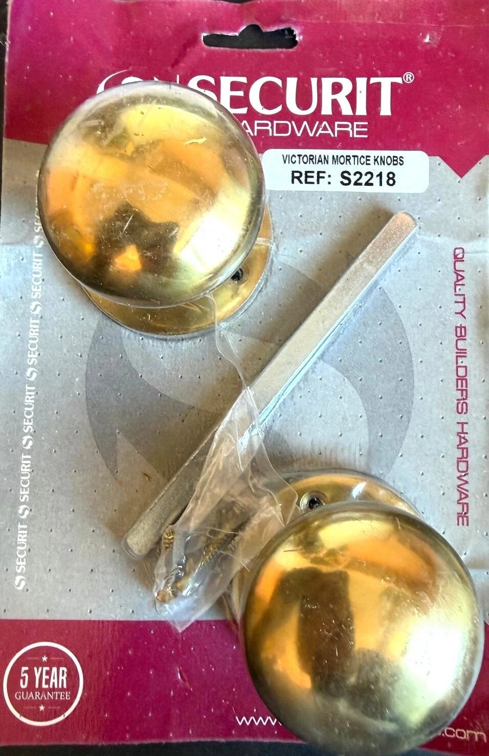 Securit Victorian Mortice Knobs