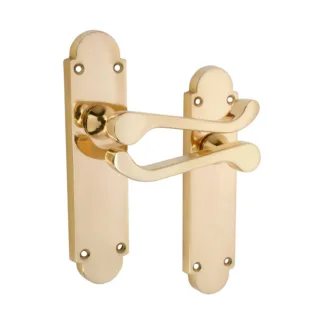 Securit Regency Brass Victorian Door Handles