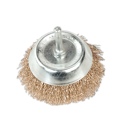 Sealey Crimped Wire Cup Brush Ø75mm