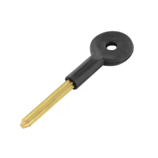 Black Fob Brass Security Star Key for Dead Bolt