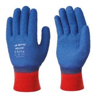 Skytec Helium Blue Latex Coated Work Gloves - Size 10 (XL)