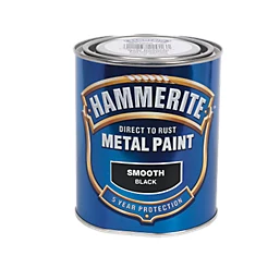Hammerite Rust To Smooth Black 750ml