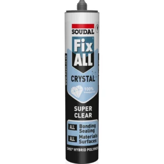 Soudal Fix All Crystal Adhesive & Sealant - Clear 290ml