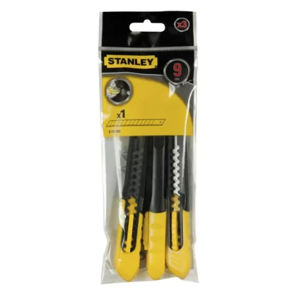 Stanley 9mm SM Snap off Blade Knife - 3 Pack (0-10-150) - Image 2